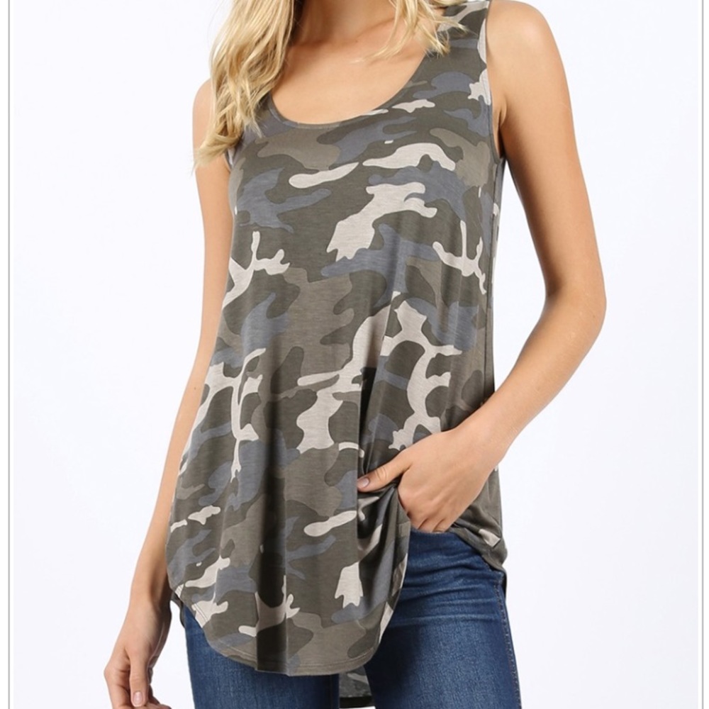 Dusty Camo print tank